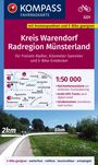 : KOMPASS Fahrradkarte 3221 Kreis Warendorf - Radregion Münsterland mit Knotenpunkten 1:50.000, KRT