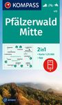 : KOMPASS Wanderkarte 472 Pfälzerwald Mitte 1:25.000, KRT