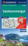 : KOMPASS Wanderkarten-Set 229 Salzkammergut (2 Karten) 1:50.000, KRT