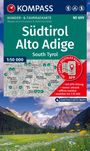 : KOMPASS Wanderkarten-Set 699 Südtirol / Alto Adige / South Tyrol (4 Karten) 1:50.000, KRT