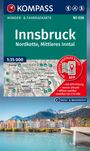 : KOMPASS Wanderkarte 036 Innsbruck, Nordkette, Mittleres Inntal 1:35.000, KRT