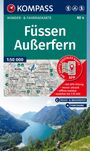 : KOMPASS Wanderkarte 4 Füssen, Außerfern 1:50.000, KRT