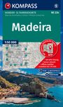 : KOMPASS Wanderkarte 234 Madeira 1:50.000, KRT