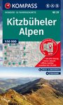 : KOMPASS Wanderkarte 29 Kitzbüheler Alpen 1:50.000, KRT