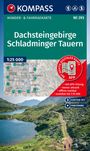 : KOMPASS Wanderkarten-Set 293 Dachsteingebirge, Schladminger Tauern (3 Karten) 1:25.000, KRT