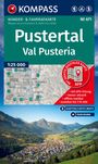 : KOMPASS Wanderkarten-Set 671 Pustertal / Val Pusteria (3 Karten) 1:25.000, KRT