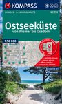 : KOMPASS Wanderkarten-Set 739 Ostseeküste von Wismar bis Usedom (3 Karten) 1:50.000, KRT