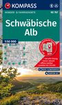 : KOMPASS Wanderkarten-Set 767 Schwäbische Alb (4 Karten) 1:50.000, KRT