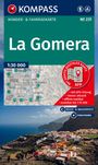 : KOMPASS Wanderkarte 231 La Gomera 1:30.000, KRT