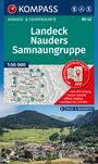 : KOMPASS Wanderkarte 42 Landeck, Nauders, Samnaungruppe 1:50.000, KRT