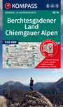 KOMPASS Wanderkarte 14 Berchtesgadener Land, Chiemgauer Alpen 1:50.000, KRT