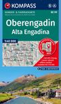 KOMPASS Wanderkarte 99 Oberengadin / Alta Engadina 1:40.000, KRT