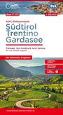 BVA ADFC Radtourenkarte Südtirol, Trentino, Gardasee 1:150.000, KRT