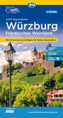 BVA ADFC Regionalkarte Würzburg Fränkisches Weinland 1:75.000, KRT
