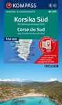 KOMPASS Wanderkarten-Set 2251 Korsika Süd. Mit Weitwanderweg GR20 / Corse du Sud. Avec Grande Randonnée GR20 (3 Karten) 1:50.000, KRT