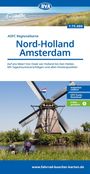 BVA ADFC Regionalkarte Nord-Holland Amsterdam, mit Knotenpunkten 1:75.000, KRT