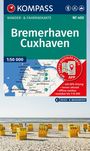 KOMPASS Wanderkarte 400 Bremerhaven-Cuxhaven 1:50.000, KRT