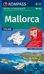 „KOMPASS WANDER- & FAHRRADKARTE. Mallorca 1:75 000. Gratis digitale Karte. Tear- & Waterproof.“ Küste und Meer.