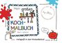 Texte: „Mein großes Koch-Malbuch, Band 1: Apfelzeit, Yummy Time, ab 4 Jahren, Malspaß in der Kinderküche.“ Illustration mit Küchenutensilien.