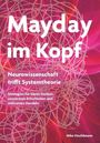 "Mayday im Kopf" in großer Schrift, mit neuronalem Netzwerk als Hintergrund, Autor: Mike Hoofdmann.