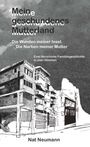 "Meine geschundenes Mutterland" und "Nat Neumann" oben und unten. Illustration eines alten, baufälligen Gebäudes.