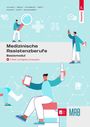 „Medizinische Assistenzberufe Basismodul. E-Book und digitales Zusatzpaket.“ Illustration: Menschen mit Laborutensilien.