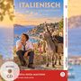 Giorgia Testa: Italienisch lernen mit lustigen Kurzgeschichten (A2) - L'isola senza macchine (+ Audio-CD), Buch