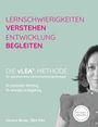 Text: "LERNSCHWIERIGKEITEN VERSTEHEN ENTWICKLUNG BEGLEITEN. DIE vLEA-METHODE. Ein praxisnahes Werkzeug…" Rechts ist das Porträt einer Frau.