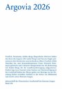 "Argovia 2026" in großer blauer Schrift. Text beschreibt biografische Arbeiten und Forschungen. Jahresbericht Band 138.