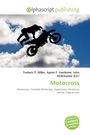 Alphascript publishing. Frederic P. Miller, Agnes F. Vandome, John McBrewster (Ed.). Motocross. Silhouette eines Motocross-Fahrers.