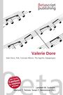"Valerie Dore" in roter Schrift, Musiknoten im Hintergrund, Verlag: Betascript Publishing.