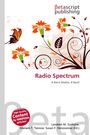 "Radio Spectrum. A Band (Radio), B Band." Blumen, Schmetterling und Ranken in Orange und Braun, oberes Logo.