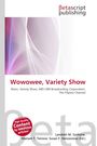 Wowowee, Variety Show, Noon, Variety Show, ABS-CBN, The Filipino Channel. Betascript Publishing. Abstrakte rosa-weiße Linien.