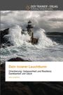 Text: "Dein innerer Leuchtturm. Orientierung; Gelassenheit und Resilienz; Dankbarkeit und Glück. Uwe Jungclaus." 

Ein Leuchtturm am Meer in stürmischer See.