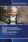 Text: "Ein ganz normales Leben? Die Biographie eines Nachkriegskindes. Zum 80igsten Geburtstag." Edmund Kaune.  
Junge vor Ziegelwand, lächelt. Logo: "Fromm Verlag".