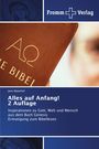"Alles auf Anfang! 2 Auflage" von Jens Maierhof, Fromm Verlag. Ein Buchdeckel mit dem Schriftzug "DIE BIBEL".
