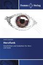 "Fromm Verlag", "Herzfunk: Geschichten und Gedanken für Herz und Seele". Illustration eines Auges mit bunten Details.