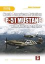 „North American Aviation P-51 Mustang with Allison engine“. Zwei Flugzeuge fliegen über eine Berglandschaft.