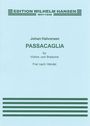 Georg Friedrich Händel (1685-1759): G.F. Handel/Johan Halvorsen: Passacaglia in G Minor for Violin and Viola (Score/Parts), Noten