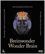 "Breinwonder Wonder Brain" in großer Schrift, Illustration eines farbigen Gehirns, Text auf Niederländisch und Englisch.