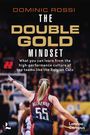 Bucheinband mit Text: "THE DOUBLE GOLD MINDSET" von Dominic Rossi. Basketballspielerin, Trikotnummer 55, Schriftzug "ALLMAND".