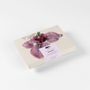 Auf der Verpackung steht "PEPIN Correspondence Set Botanical." Eine Illustration zeigt eine violette Blume.