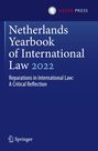 Netherlands Yearbook of International Law 2022. Thema: Reparations in International Law: A Critical Reflection. Oben Logo.