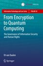 Titel: "From Encryption to Quantum Computing", Ot van Daalen. Türkiser Hintergrund mit Binärcode. Springer-Logo.