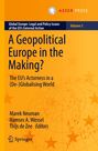Titel: "A Geopolitical Europe in the Making? The EU’s Actorness in a (De-)Globalising World". Orange Hintergrund, Weltkarte.