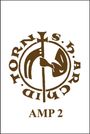 Oben steht "TORN A.N.I.S", unten steht "AMP 2". In der Mitte ist ein stilisiertes Logo mit Hand und Stab.