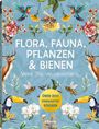 Jennifer Kushnier: Flora, Fauna, Pflanzen & Bienen - Stickerbuch, Buch