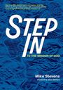 „Step In to the Mission of God“ von Mike Stevens mit Vorwort von Jason Elsmore, blauer Hintergrund mit Fußabdrücken.