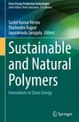 „Sustainable and Natural Polymers“: Buchcover in Grün- und Blautönen, Logo von Springer unten rechts.