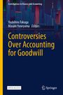 "Controversies Over Accounting for Goodwill" in gelber Schrift, Stadt-Silhouette im Hintergrund, Springer-Logo unten rechts.